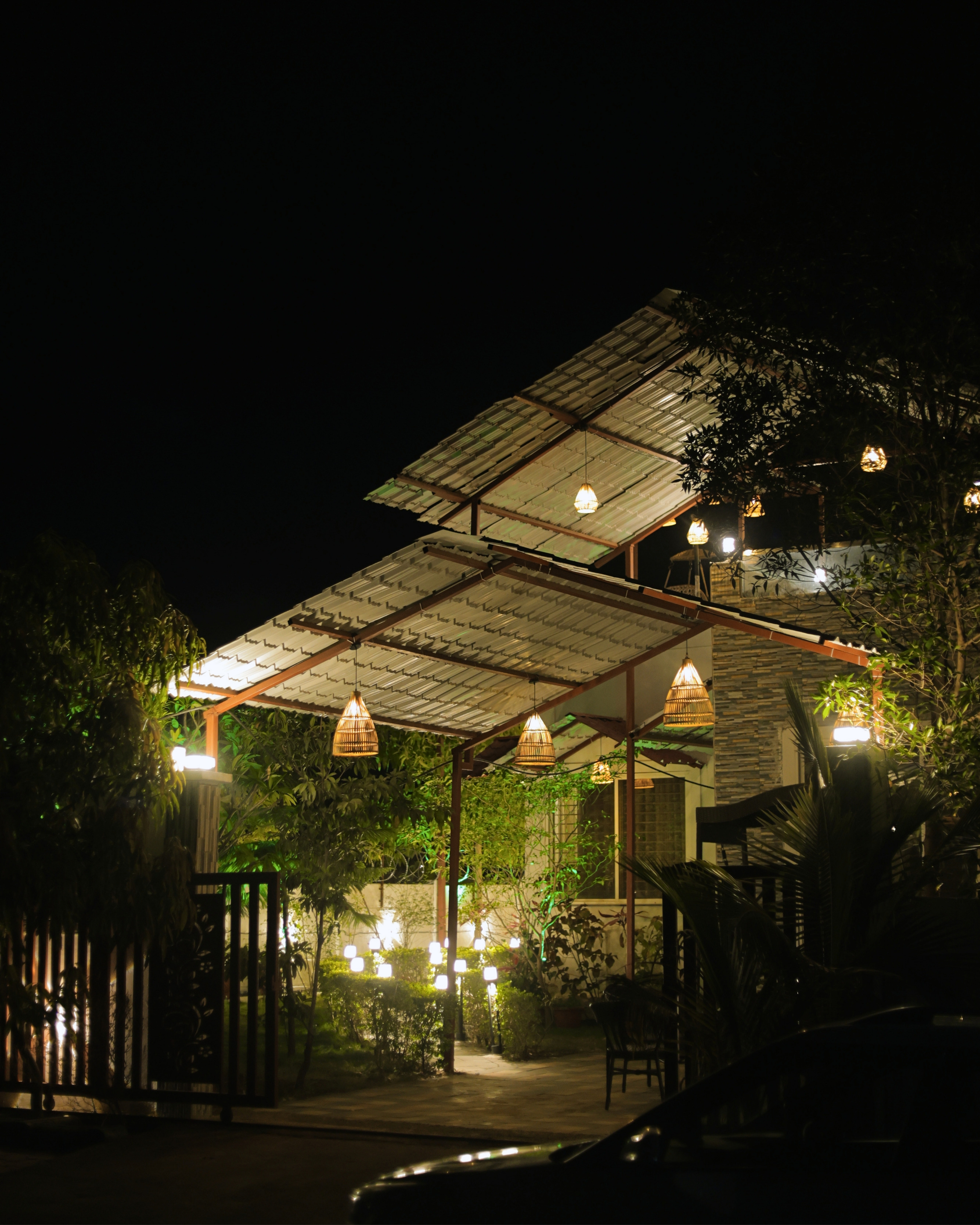 2BHK Pinterest-Style Duplex Villa | Gazebo | Projector